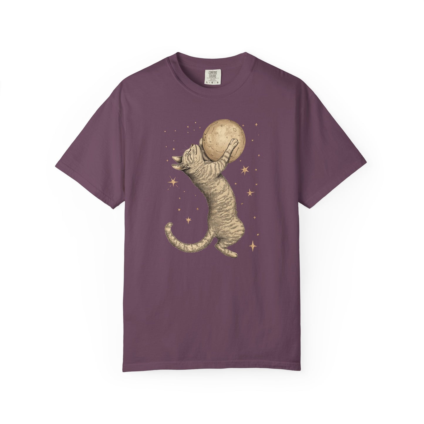 Cat Hugging the Moon T-shirt