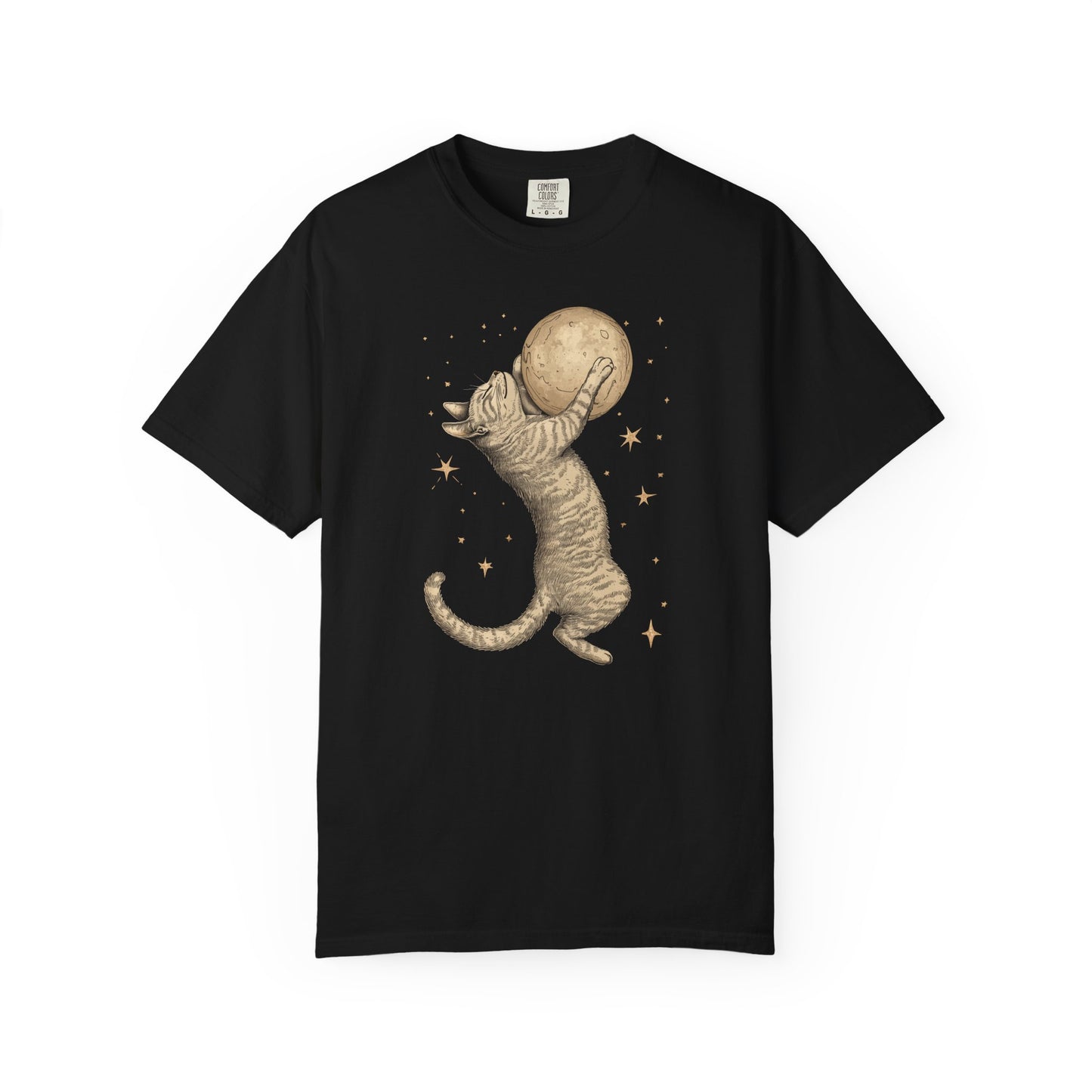 Cat Hugging the Moon T-shirt