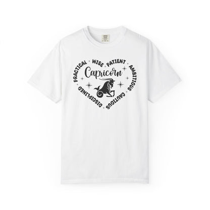 Capricorn Heart Zodiac Sign T-shirt