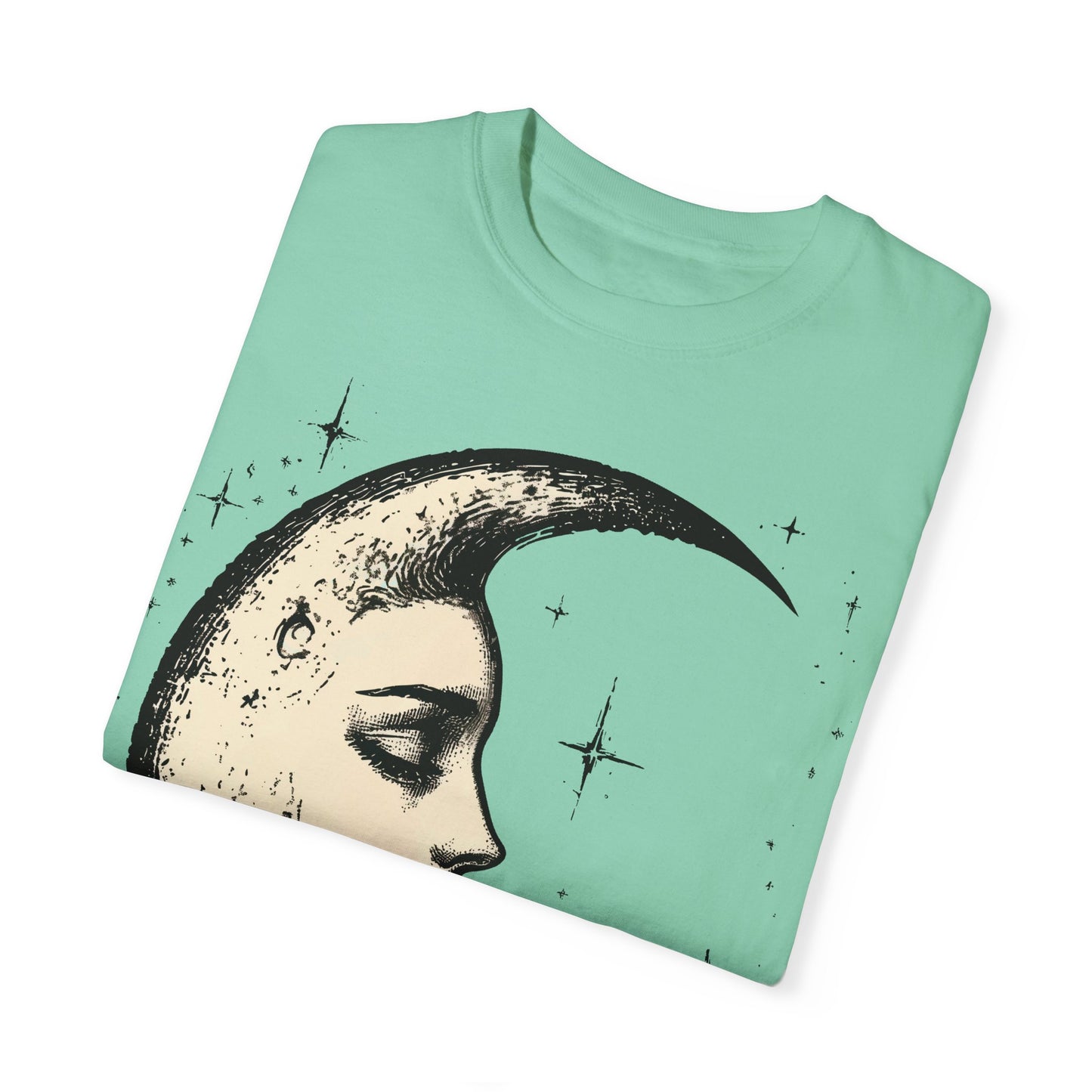 Crescent Moon Face T-shirt