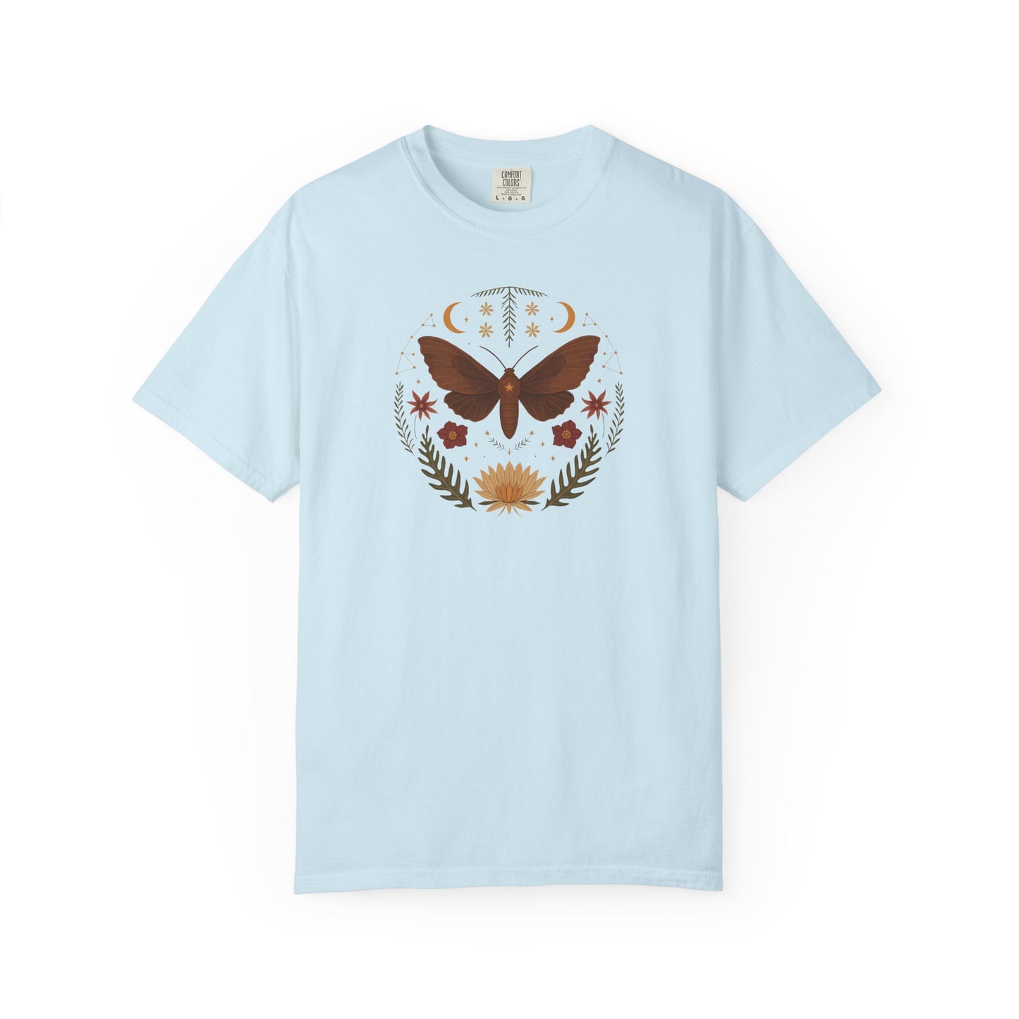 Moth With Natural Elements T-shirt