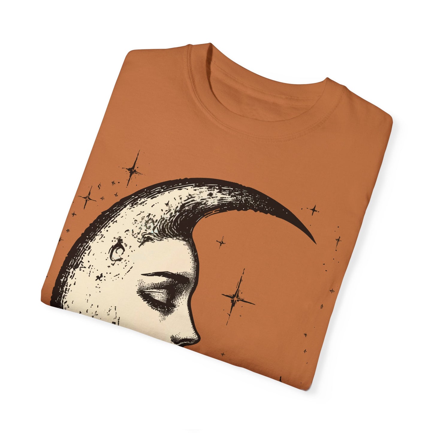 Crescent Moon Face T-shirt