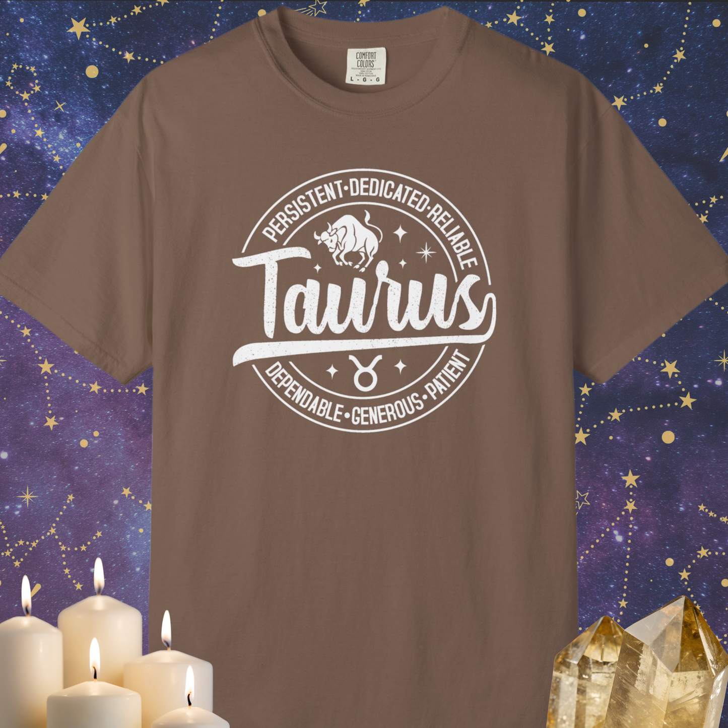 Taurus Vintage Zodiac Sign T-shirt