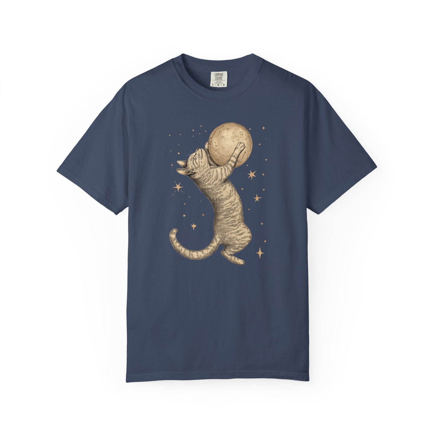 Cat Hugging the Moon T-shirt