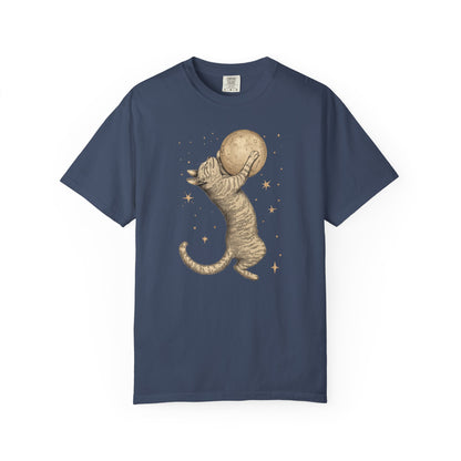 Cat Hugging the Moon T-shirt