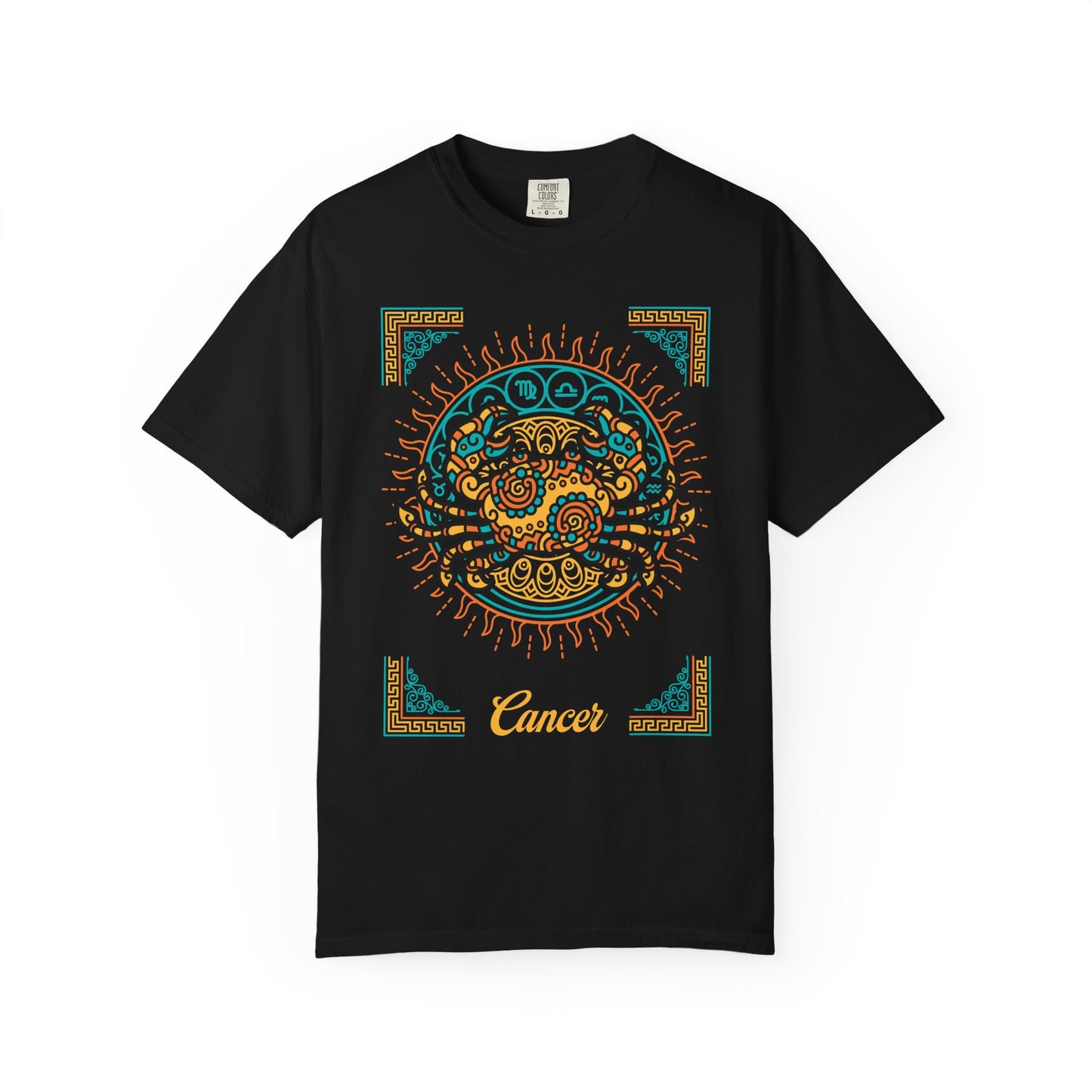 Cancer Neo-Mythological Zodiac Sign T-shirt