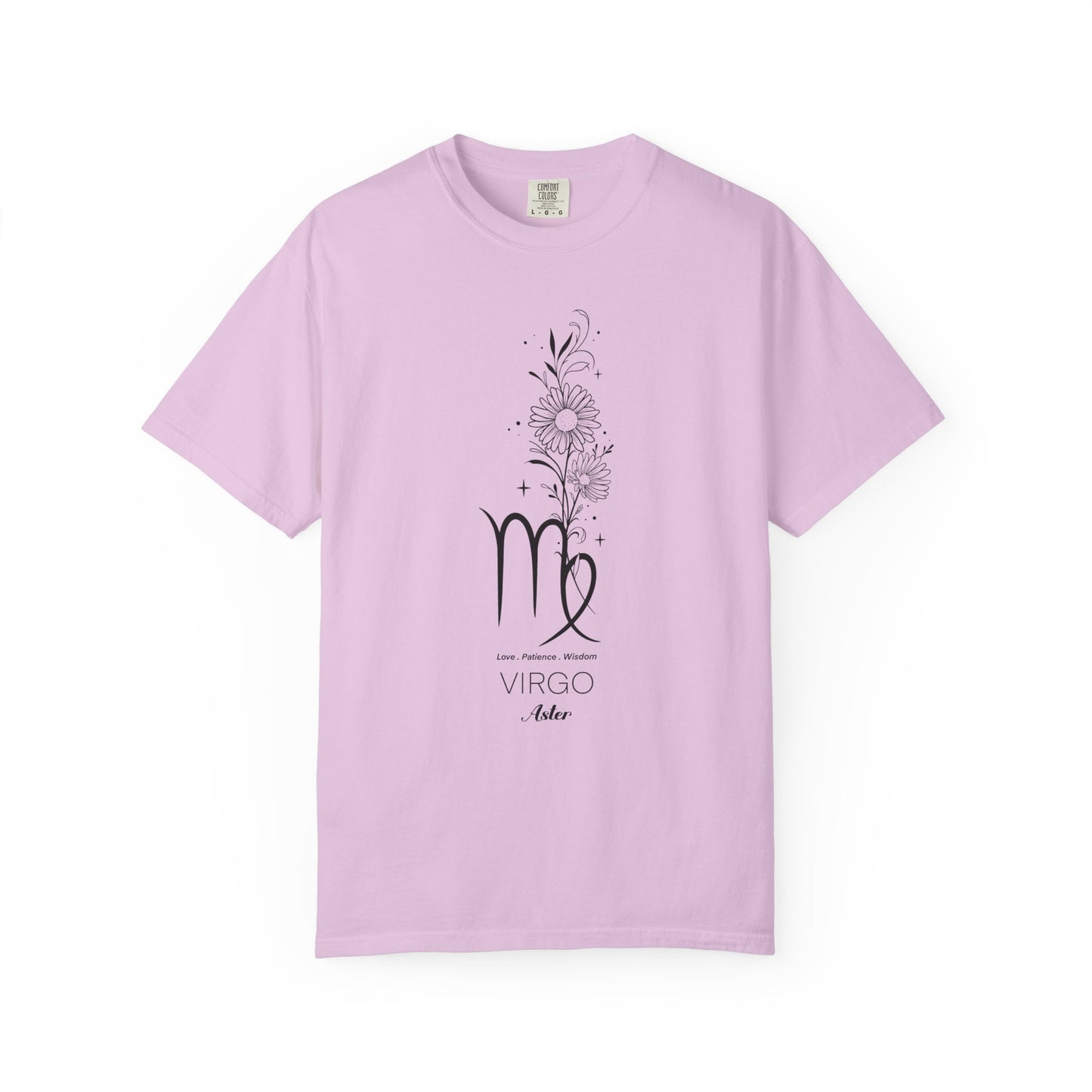 Virgo Flower Zodiac Sign T-shirt