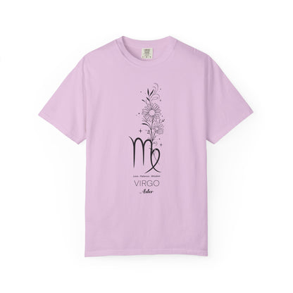Virgo Flower Zodiac Sign T-shirt