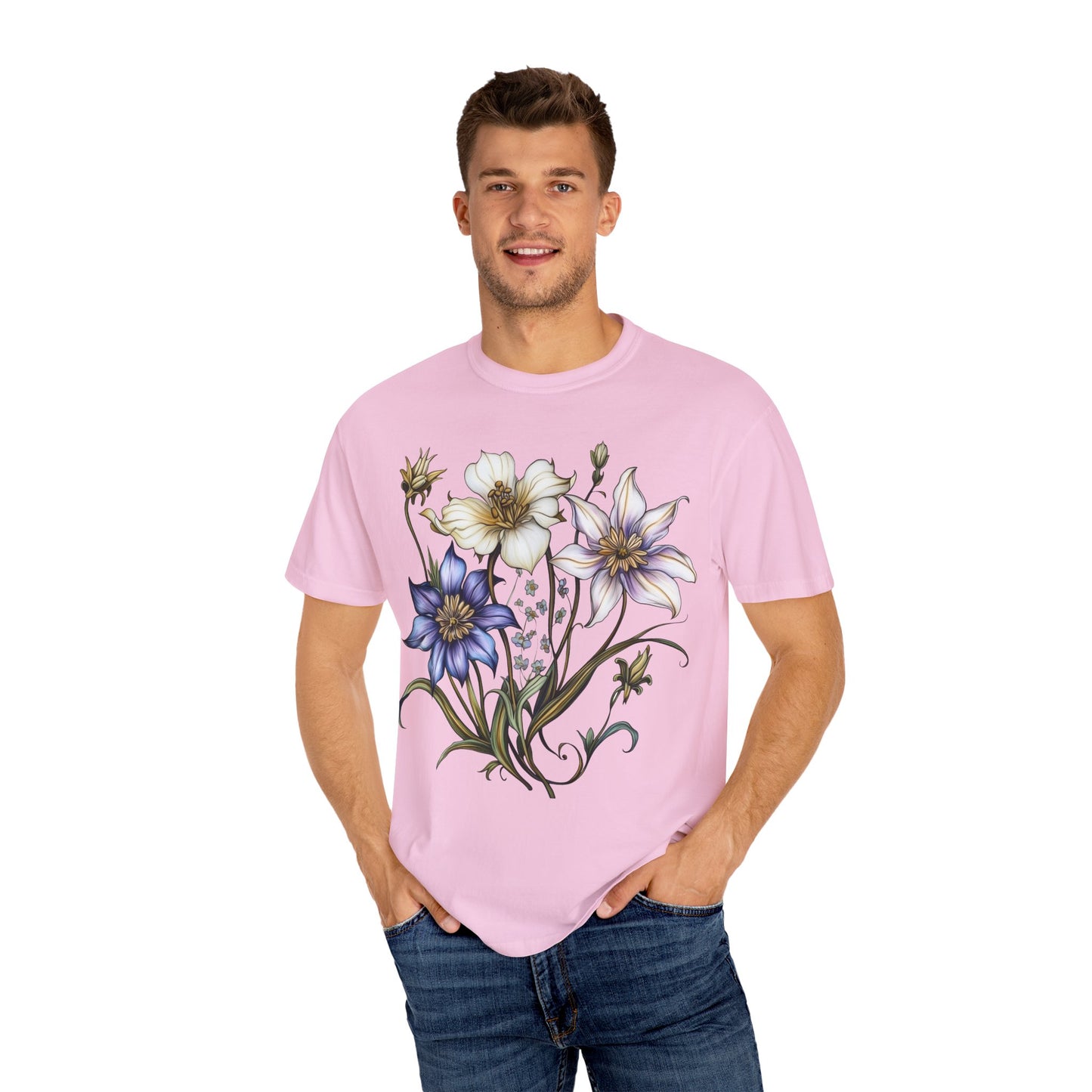 Purple and White Flowers T-shirt