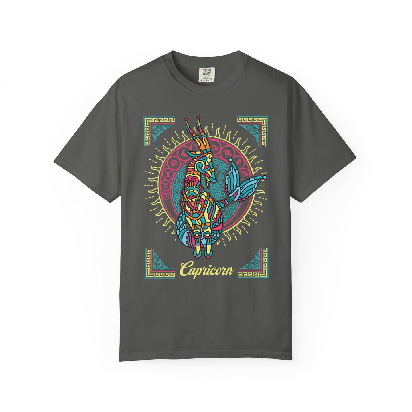 Capricorn Neo-Mythological Zodiac Sign T-shirt
