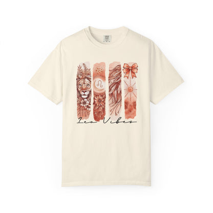 Leo Boho Watercolor Zodiac Sign T-shirt