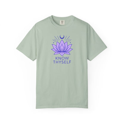 Purple Know Thyself T-shirt