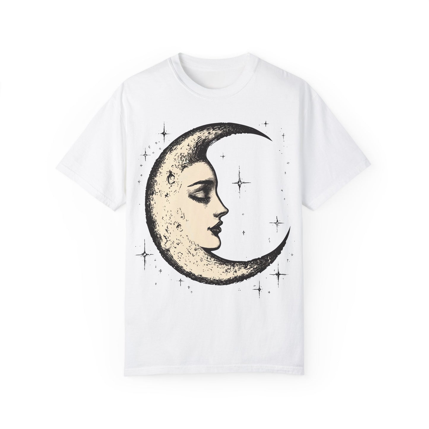 Crescent Moon Face T-shirt