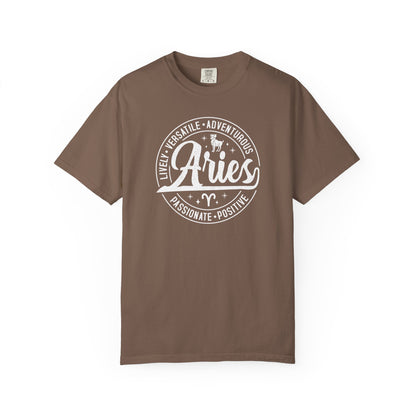 Aries Vintage Zodiac Sign T-shirt