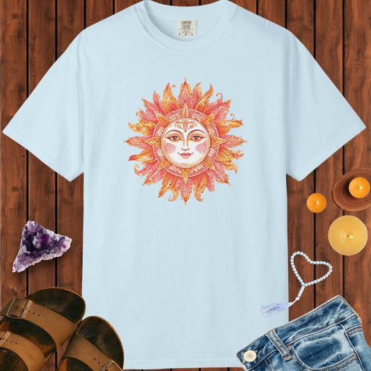 Sun Face Mandala T-shirt