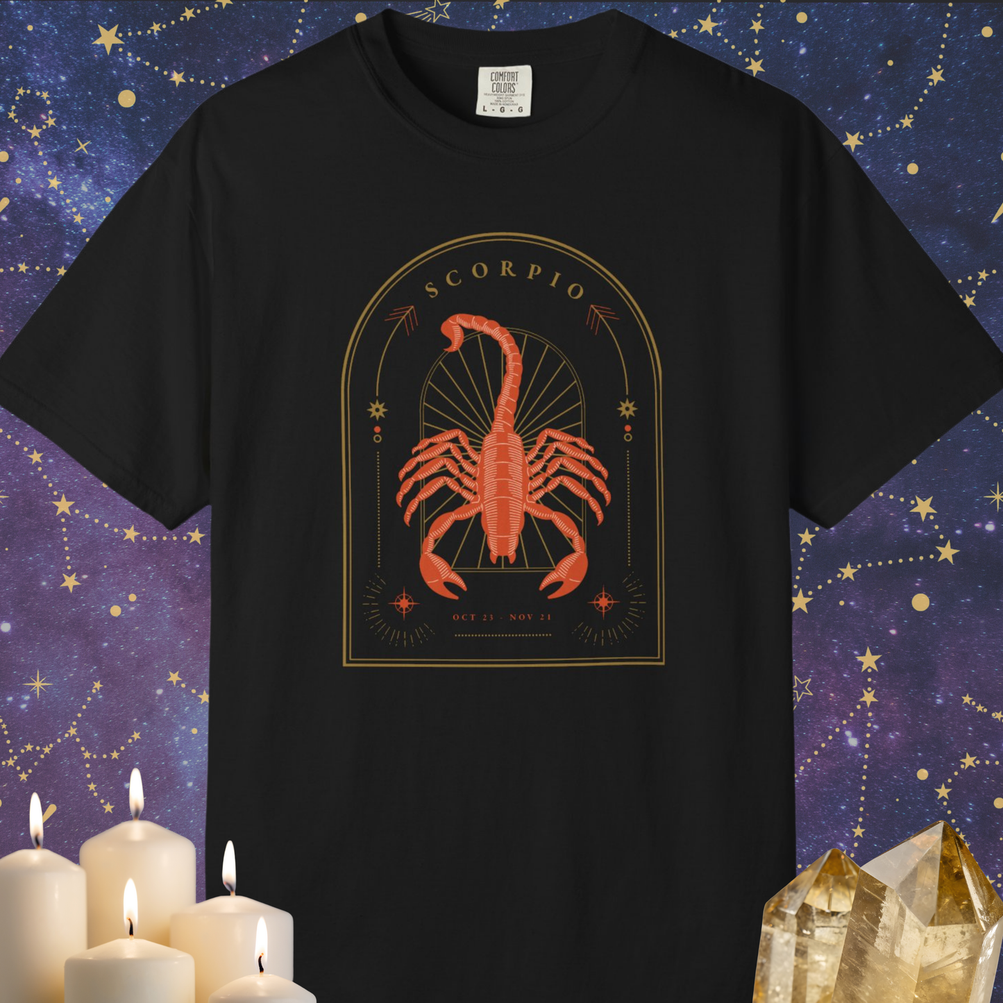 Scorpio Modern Minimalist Zodiac Sign T-shirt