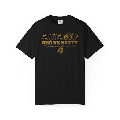 Aquarius University Zodiac Sign T-shirt