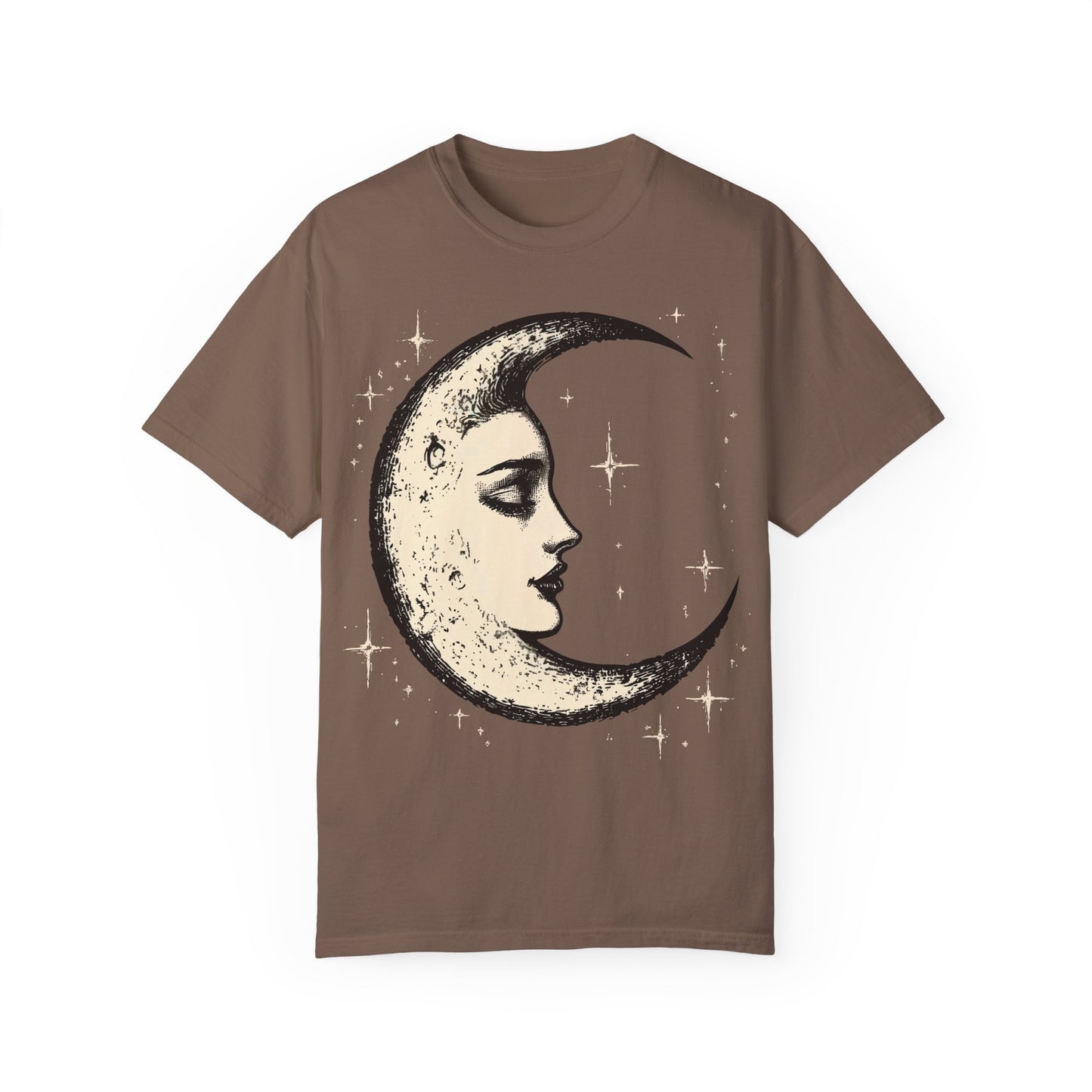 Crescent Moon Face T-shirt