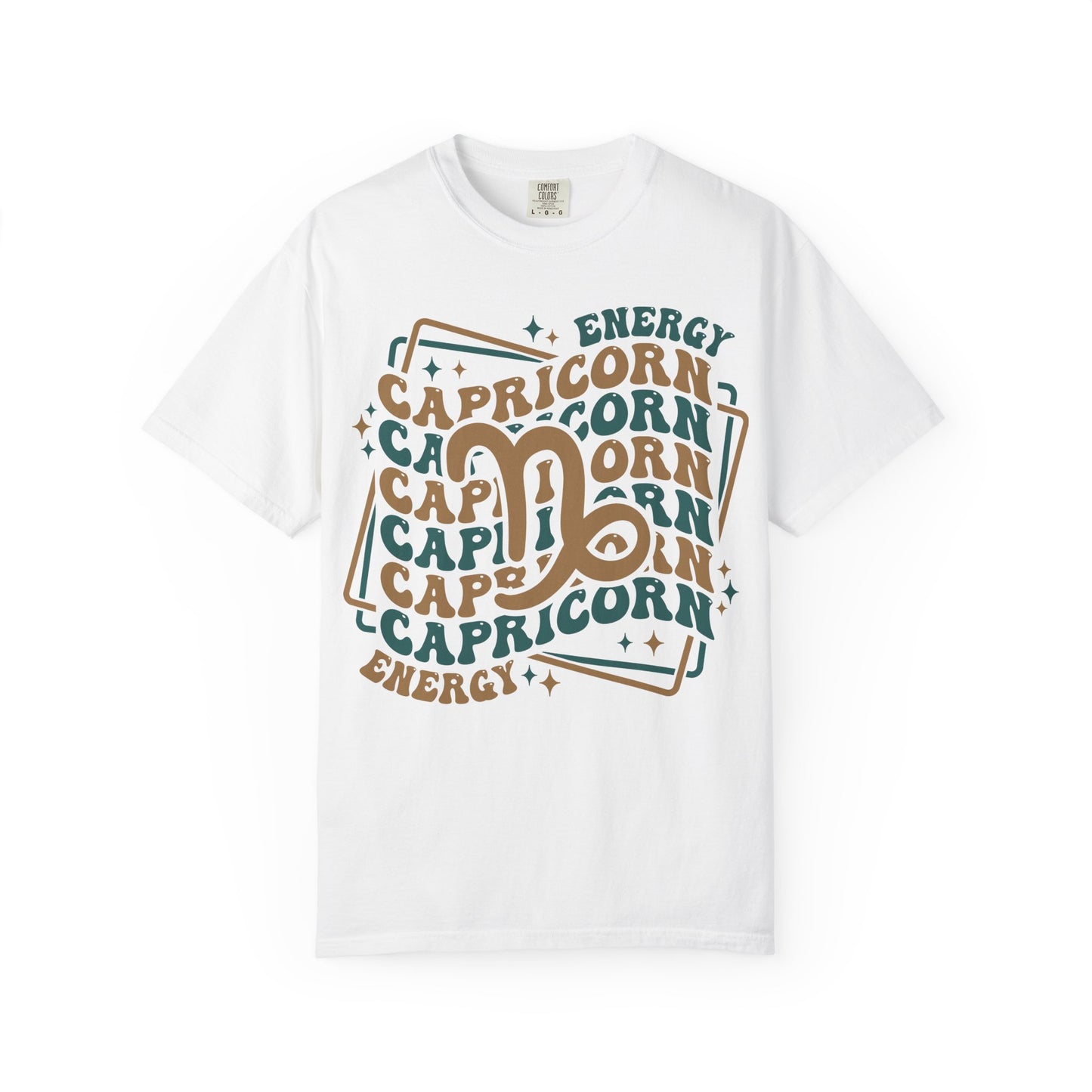 Capricorn Retro-Psychedelic Zodiac Sign T-shirt