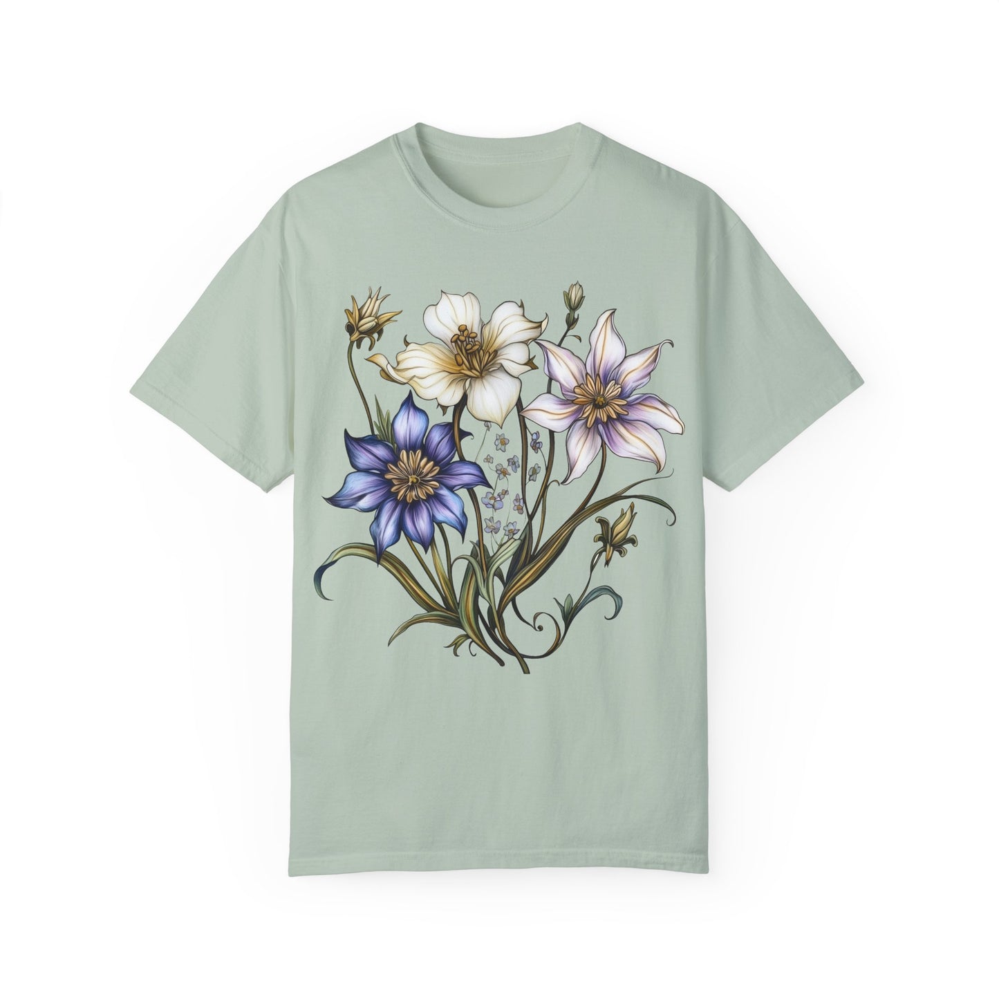 Purple and White Flowers T-shirt