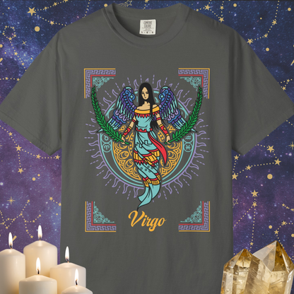 Virgo Neo-Mythological Zodiac Sign T-shirt