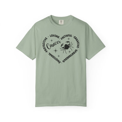 Cancer Heart Zodiac Sign T-shirt
