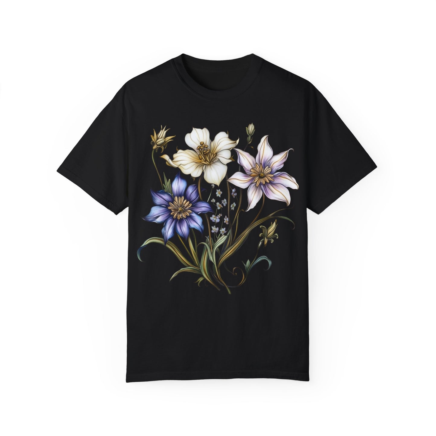 Purple and White Flowers T-shirt