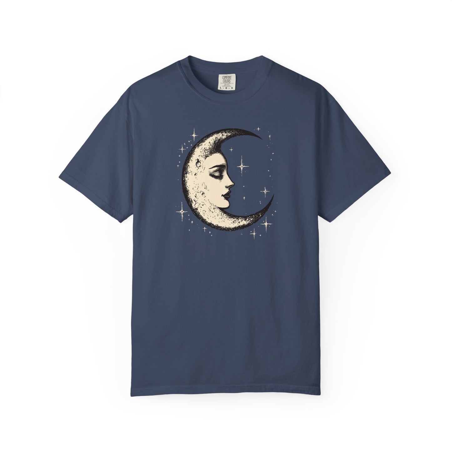 Crescent Moon Face T-shirt