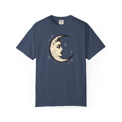 Crescent Moon Face T-shirt