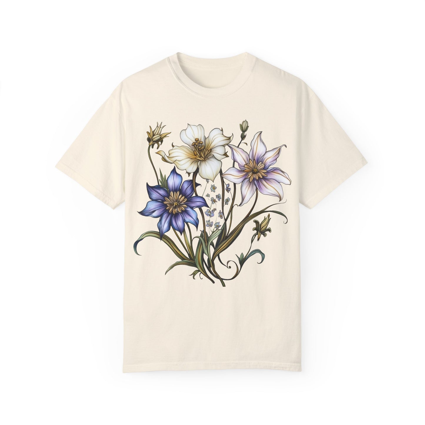 Purple and White Flowers T-shirt