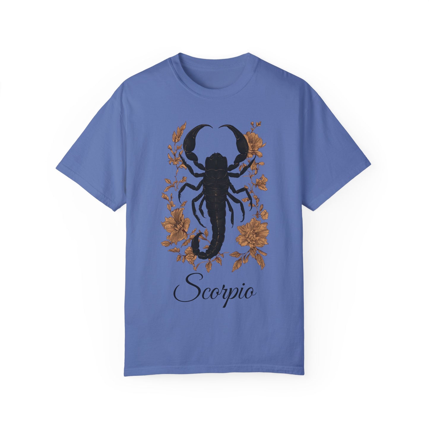 Scorpio Floral Unisex T-Shirt – Perfect for Astrology Lovers