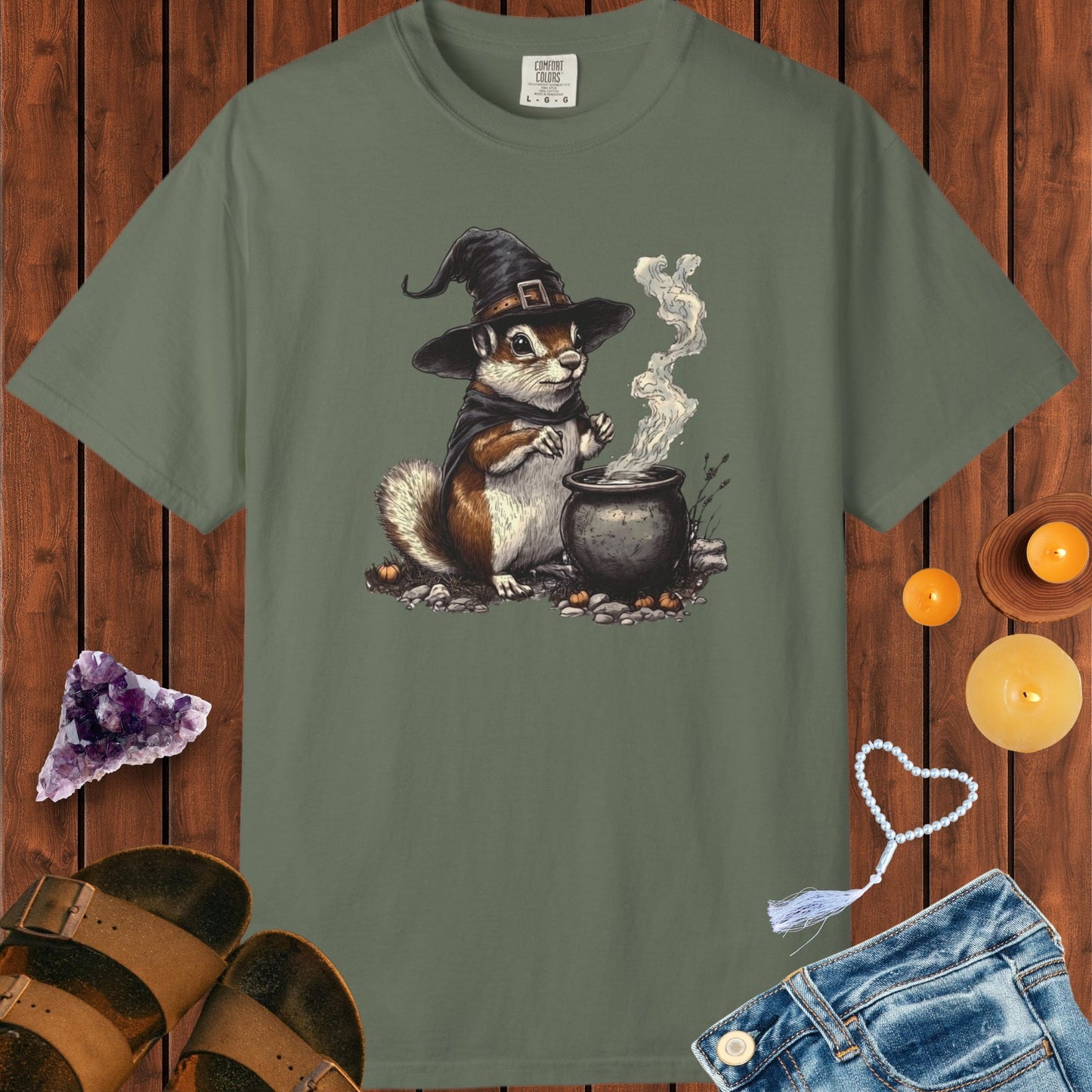 Chipmunk Making Potions T-shirt