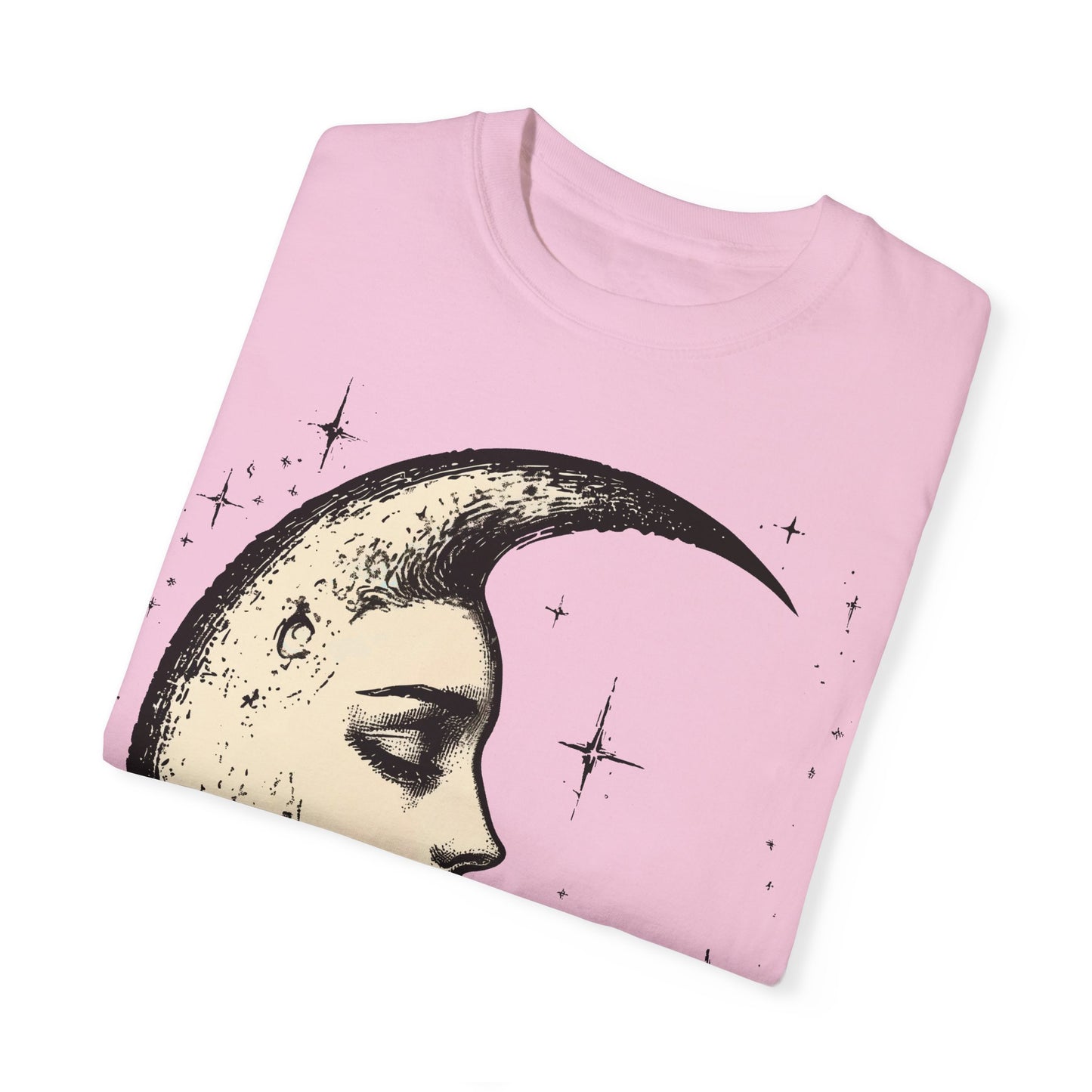 Crescent Moon Face T-shirt