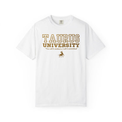 Taurus University Zodiac Sign T-shirt