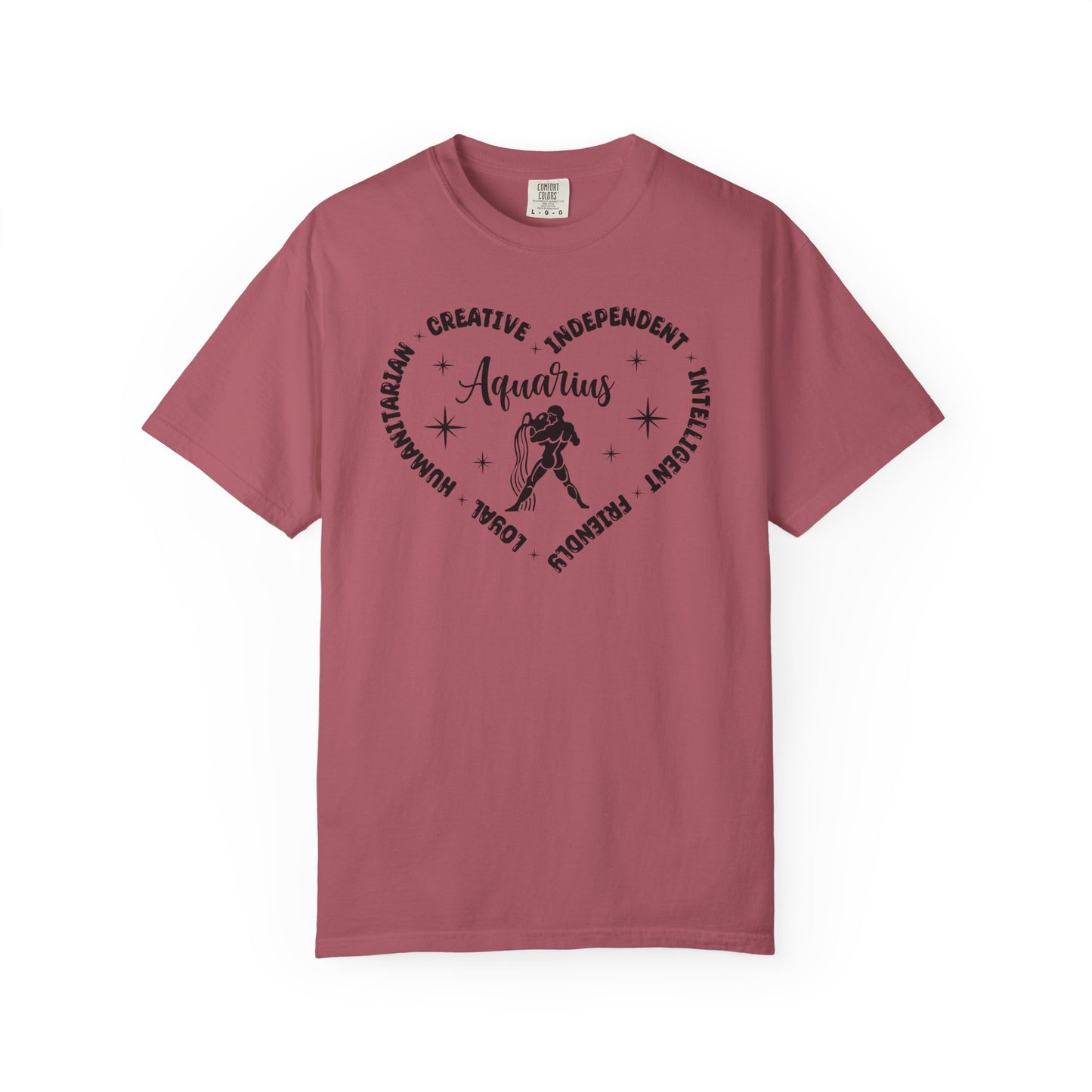 Aquarius Heart Zodiac Sign T-shirt