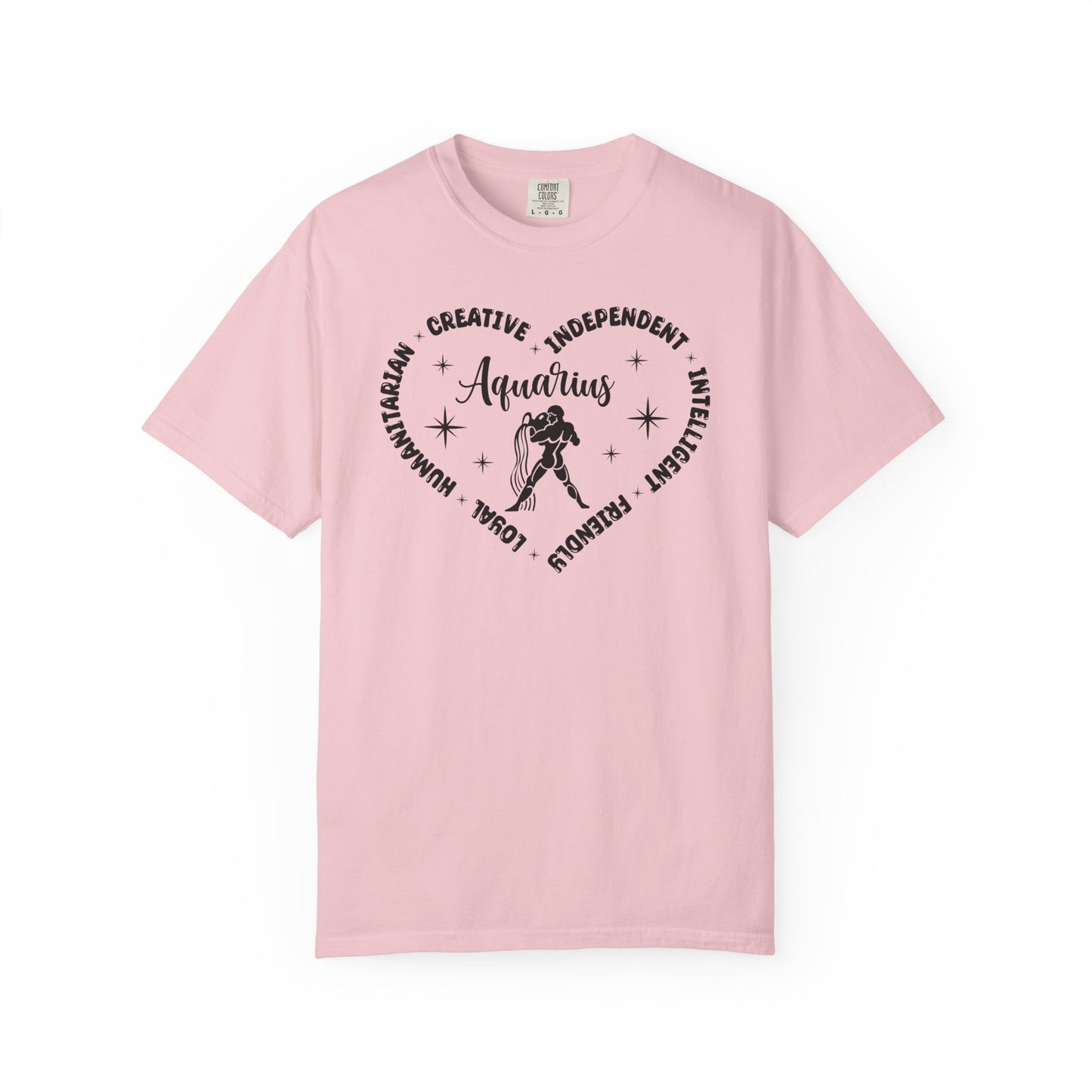 Aquarius Heart Zodiac Sign T-shirt