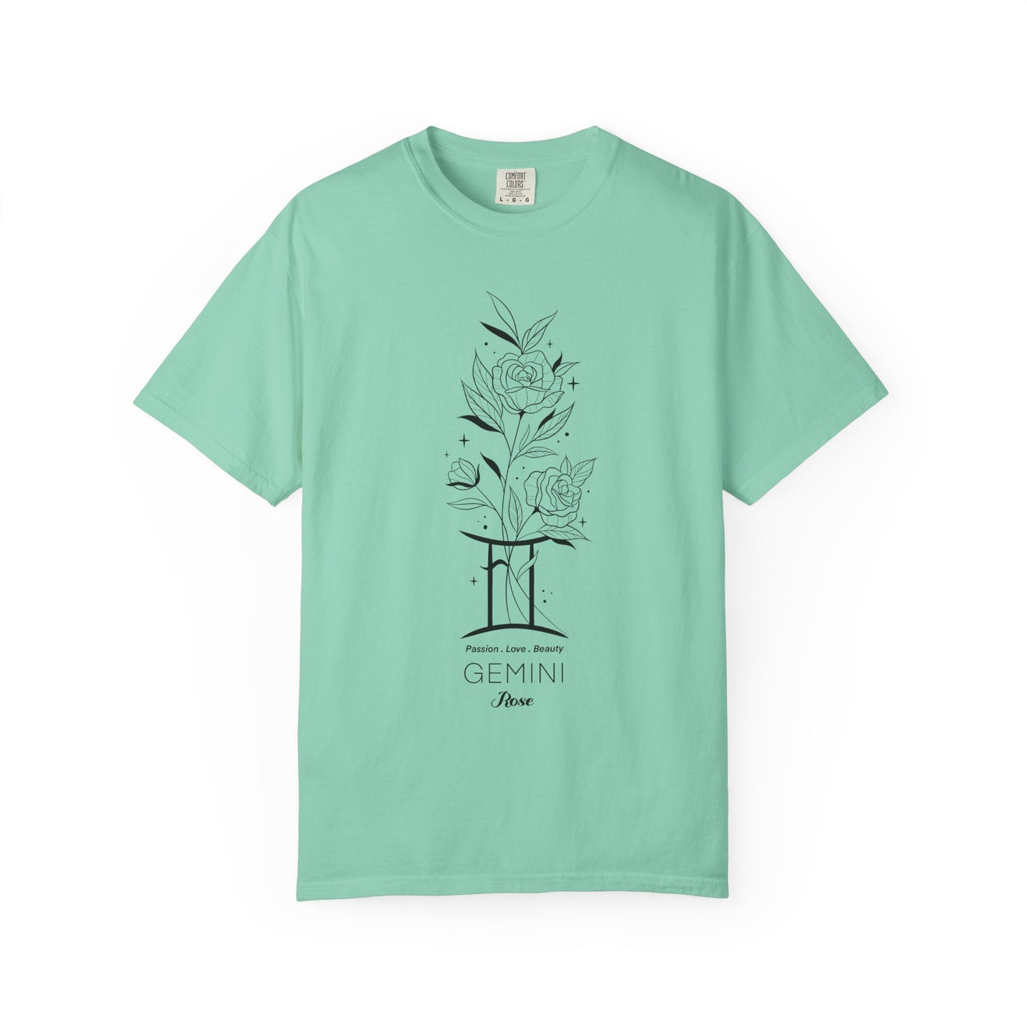 Gemini Flower Zodiac Sign T-shirt