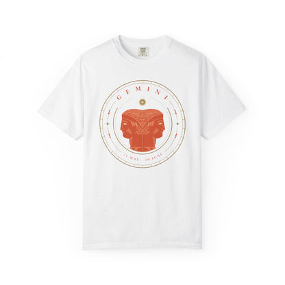 Gemini Modern Minimalist Zodiac Sign T-shirt