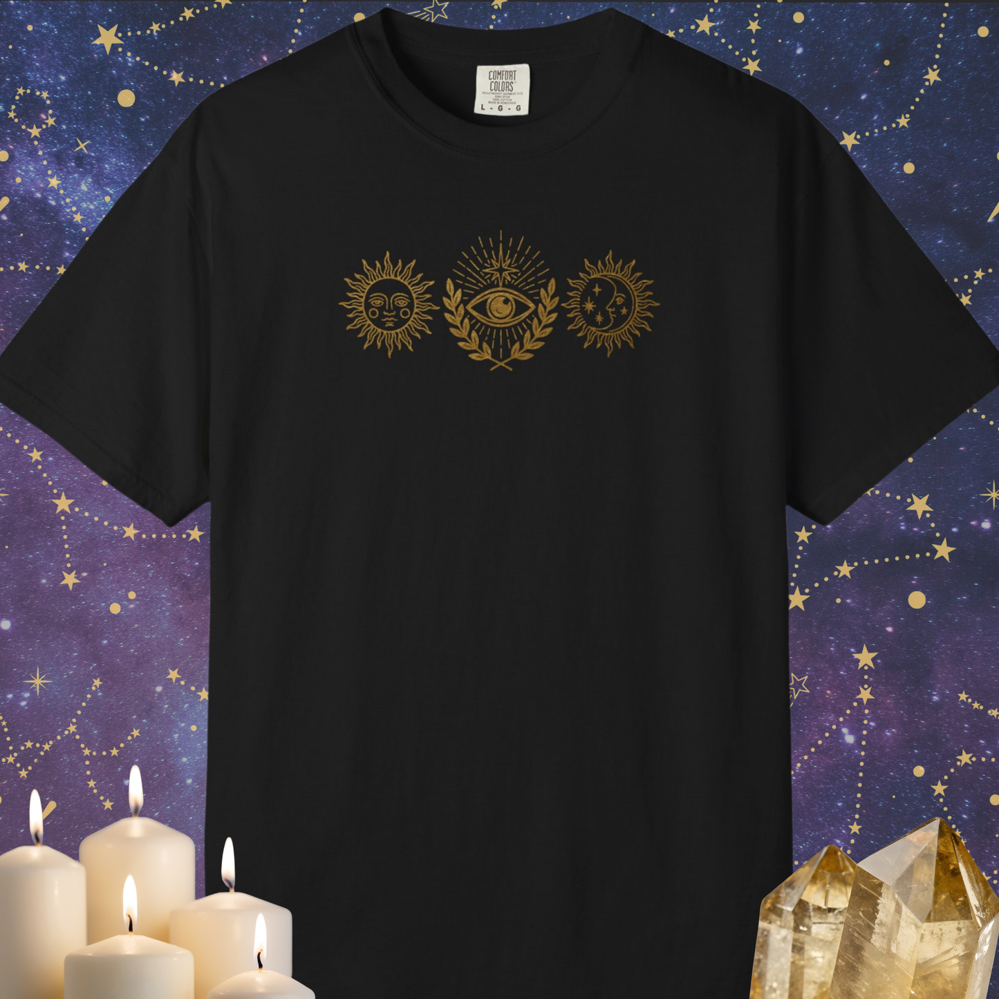 Sun, Eye, And Moon T-shirt