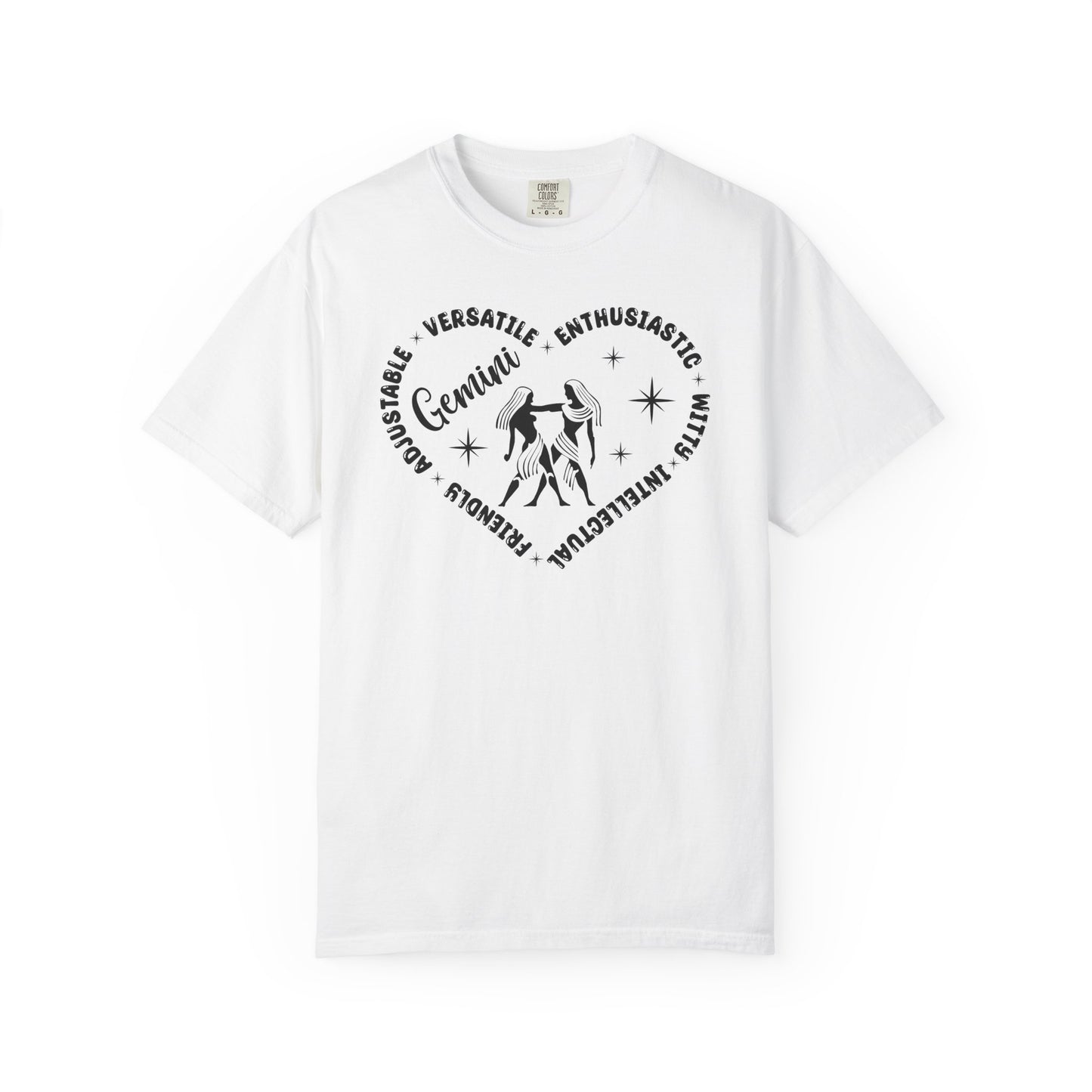 Gemini Heart Zodiac Sign T-shirt