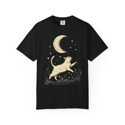 Cat Under the Moon T-shirt