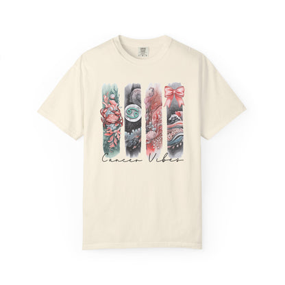 Cancer Boho Watercolor Zodiac Sign T-shirt