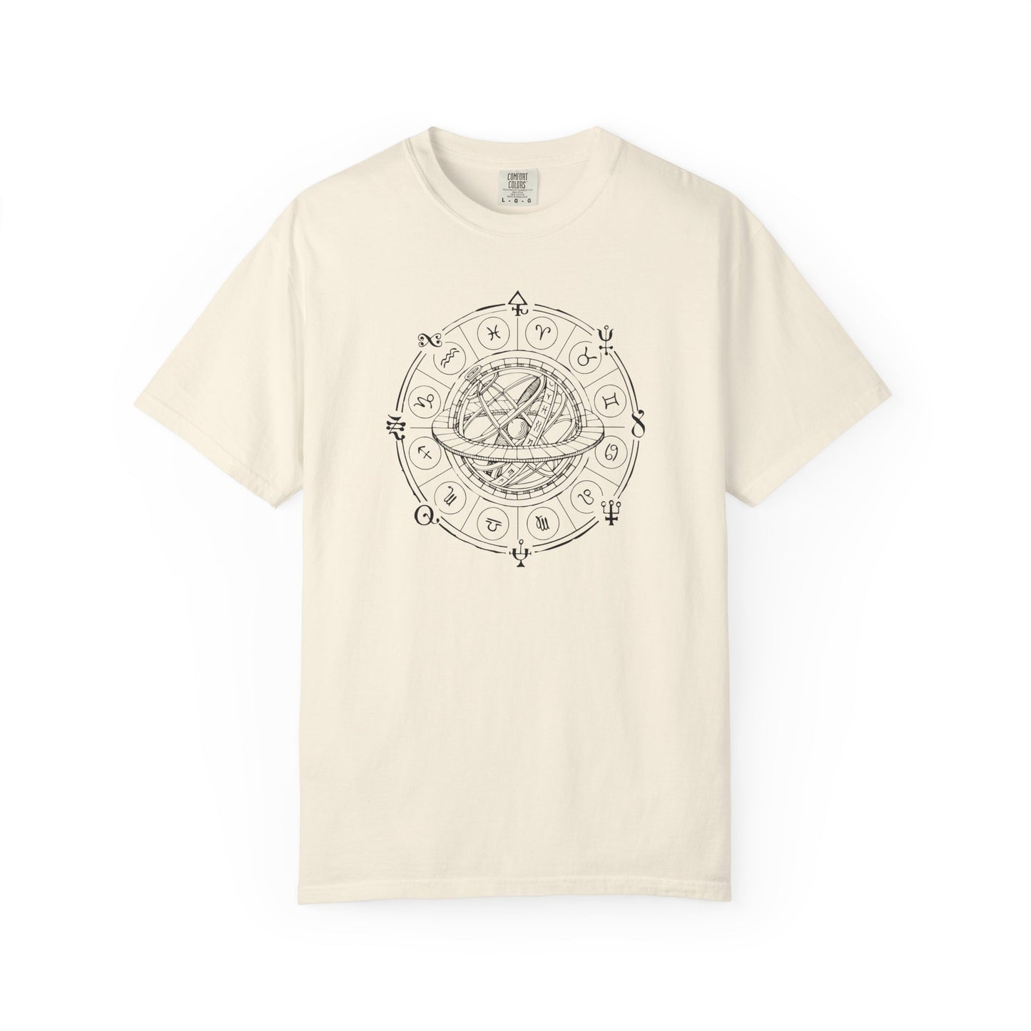Zodiac Wheel and Armillary Sphere T-shirt