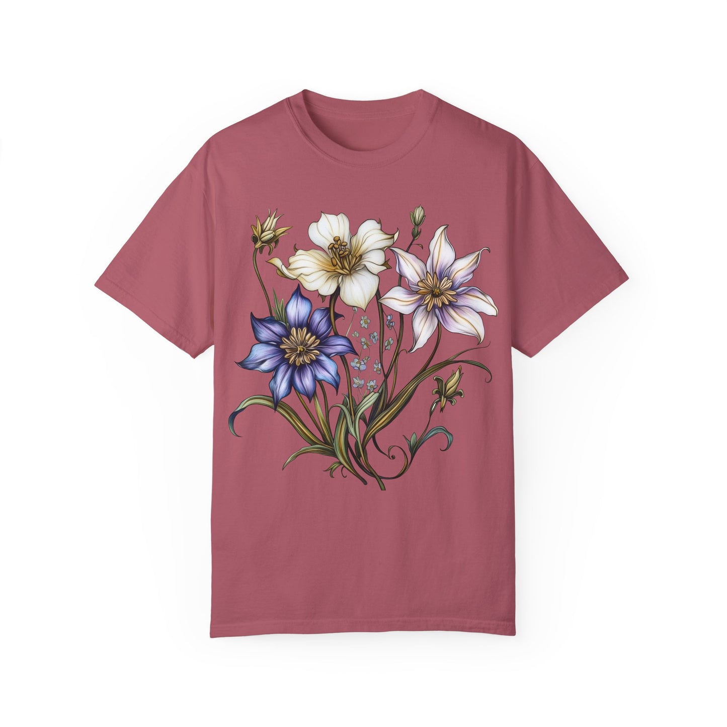 Purple and White Flowers T-shirt