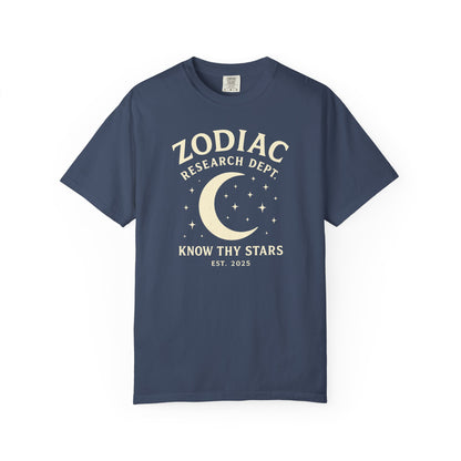 Zodiac Research Department T-shirt