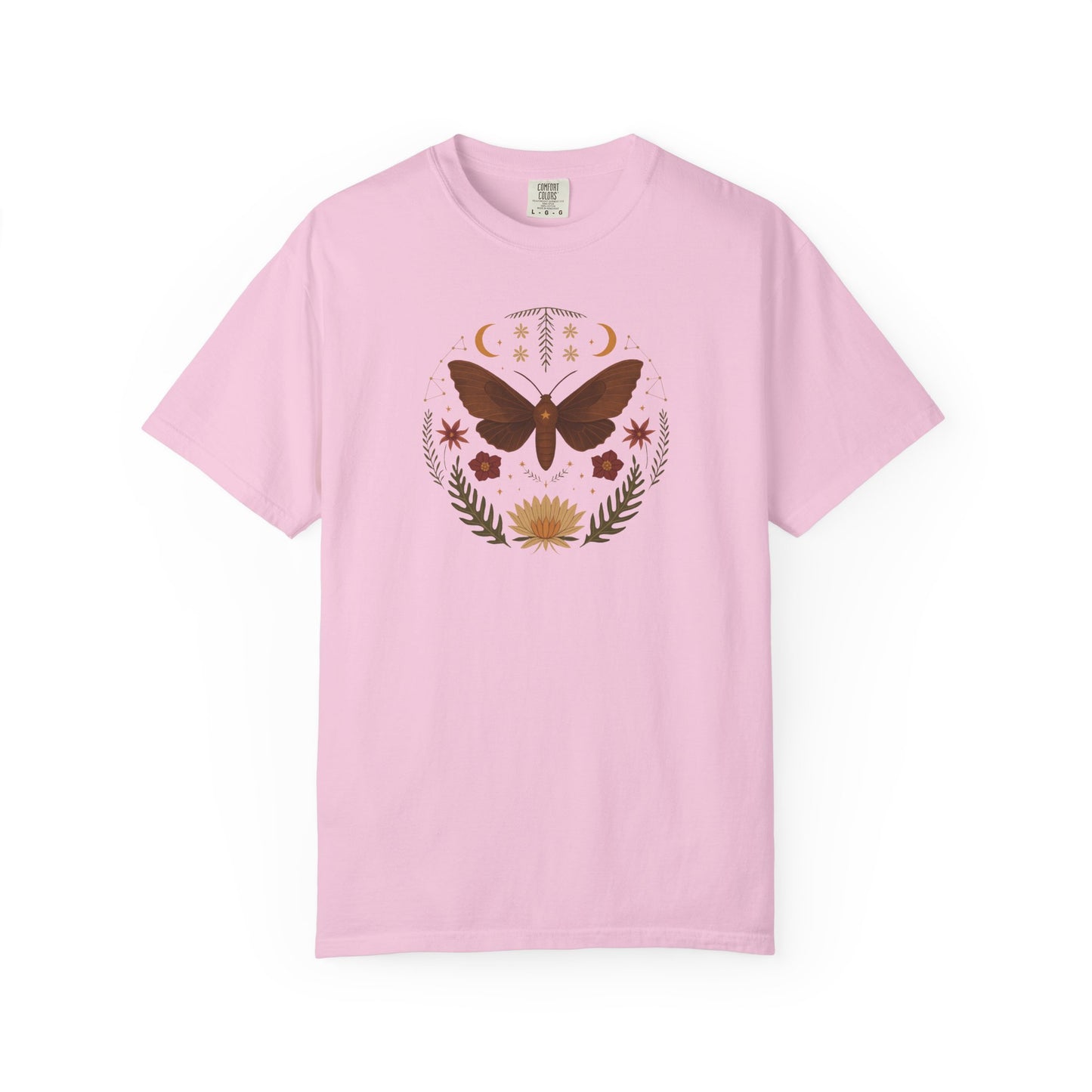 Moth With Natural Elements T-shirt
