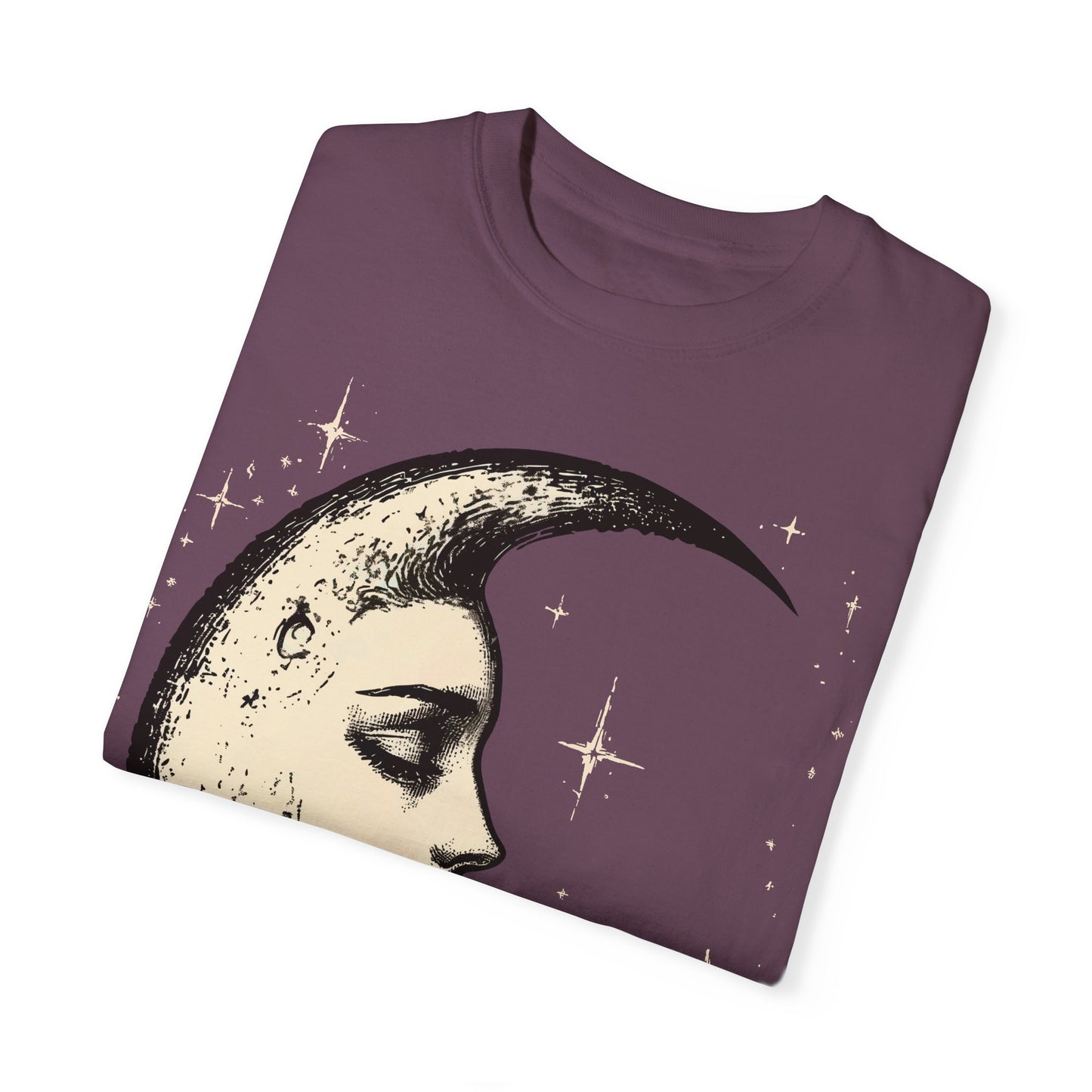 Crescent Moon Face T-shirt