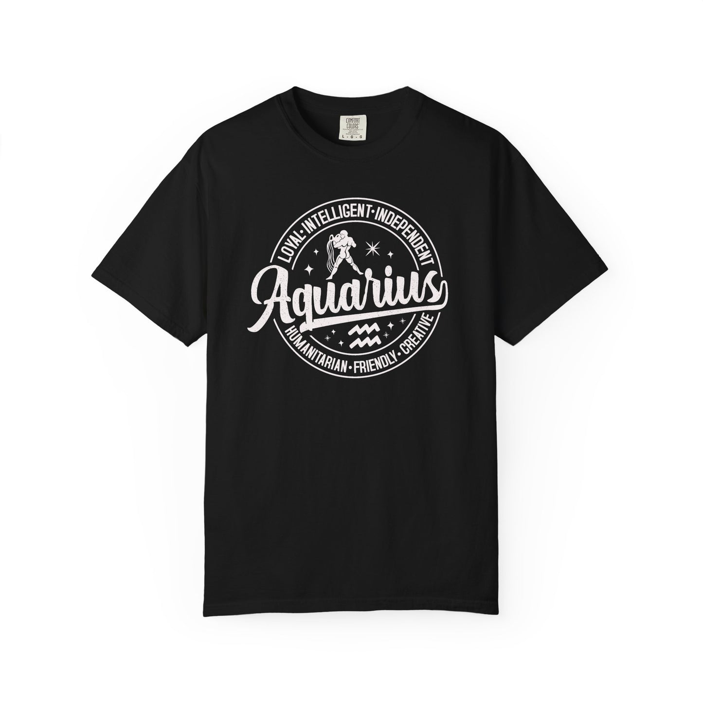 Aquarius Vintage Zodiac Sign T-shirt