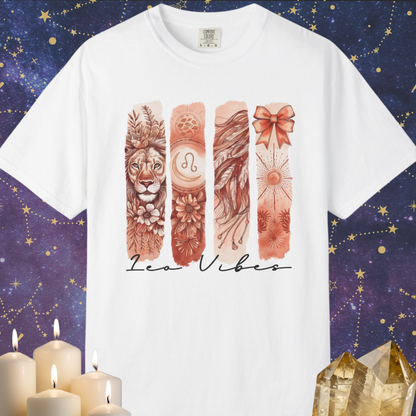 Leo Boho Watercolor Zodiac Sign T-shirt