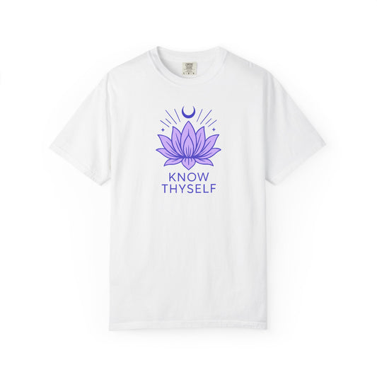 Purple Know Thyself T-shirt